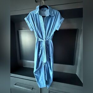 Steve Madden Light Blue Midi Dress